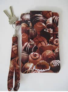Chocolates Smartphone Wristlet