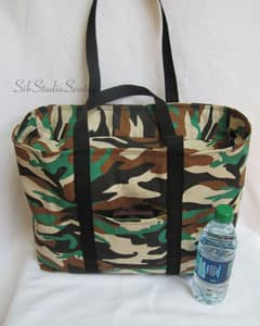 Camouflage diaper bag
