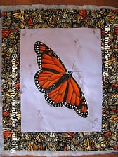 Monarch butterfly painted and ready to quilt   sibstudio blog 