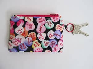 Conversation Hearts Coin Wallet