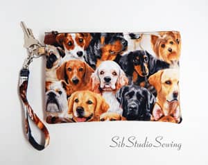 Dogs Smartphone Wristlet