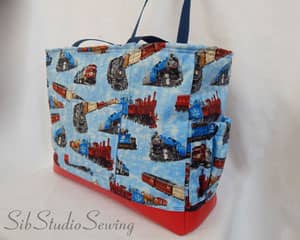 Train diaper bag 