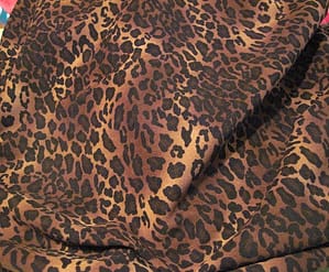 cheetah suedecloth